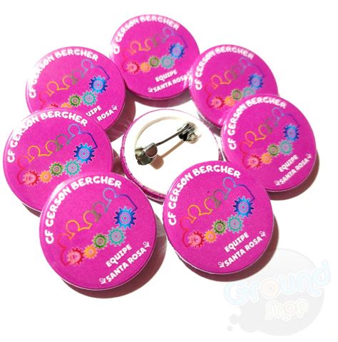 100 Bottons 2 5 Personalizados Boton Botom Broche Bótom Elo7