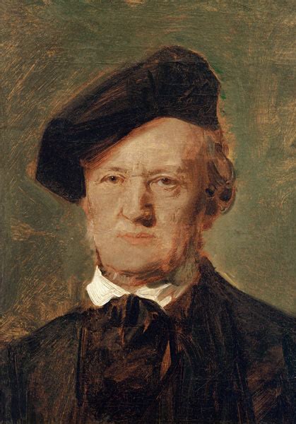 Richard Wagner - Franz von Lenbach as art print or hand painted oil.
