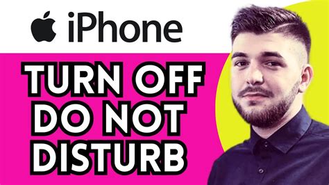 How To Turn Off Do Not Disturb On Iphone 11 Youtube