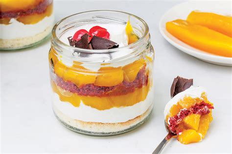 Mango Trifle Jar