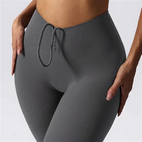 Pantalones De Yoga Con Realce Para Mujer Mallas Deportivas De Cintura