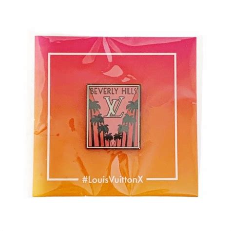 Authentic Louis Vuitton Pin Beverly Hills Pop Up Marketing Pins