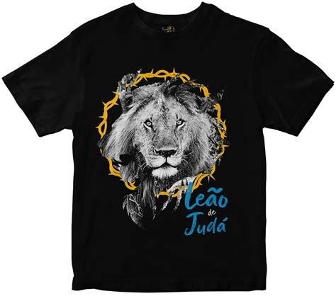 CAMISETA RELIGIOSA LEÃO DE JUDÁ Elo7 Produtos Especiais