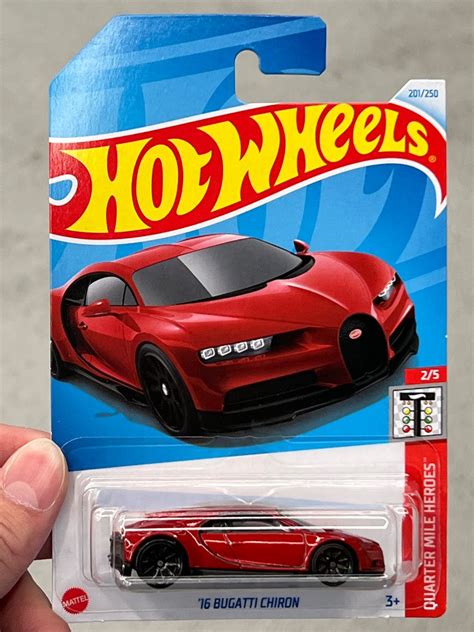 Hot Wheels Bugatti Chiron Red Hobbies Toys Toys Games On Carousell