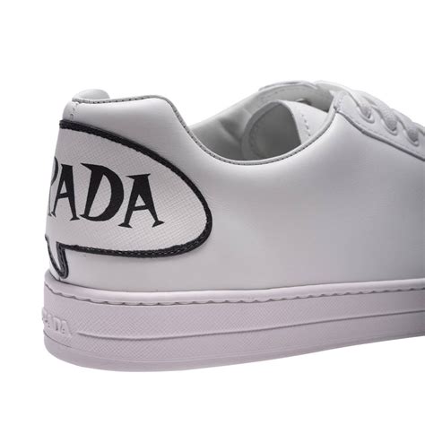 Prada Outlet Shoes Men Sneakers Prada Men White Sneakers Prada