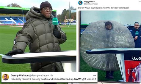 Fans Left Stunned By Ian Wright S Huge 2 000 Coat For FA Cup Clash As