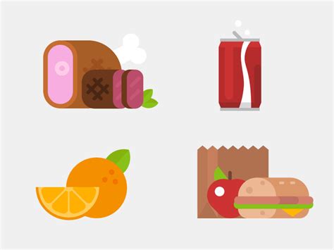 Illustrated Exercises Food By Gregory Hartman For Duolingo On Dribbble