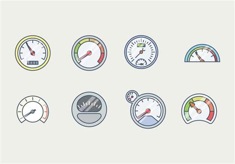 Free Tachometer Vector 127650 Vector Art at Vecteezy