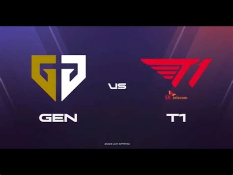 T1 Vs GenG 2023 LCK Spring Grand Final YouTube