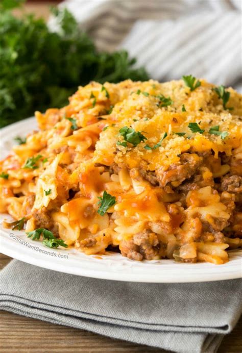 Hamburger Casserole Recipe Gonna Want Seconds