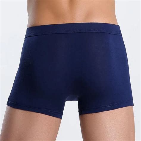 Custom Men S Breathable Mesh Underwear Silk Bamboo Boxers U Convex