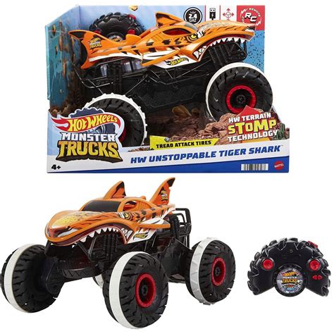 Mattel Hot Wheels Monster Trucks Tiger R C Hgv Aredi
