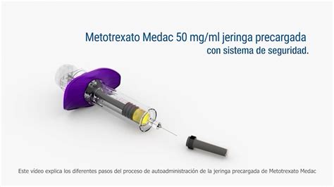 Metotrexato Medac 50 Mg Ml Jeringa Precargada Con Sistema De Seguridad