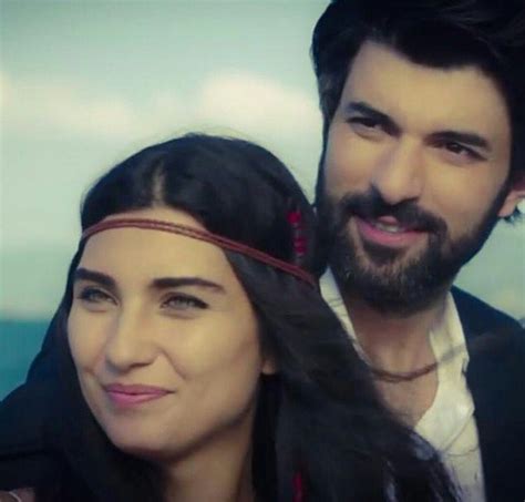 Tuba Buyukustun As Elif And Engin Aky Rek As Mer At The Wedding In The