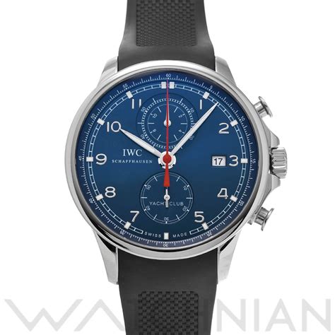 Iwc Portugieser Yacht Club Chronograph Laureus Iw390213 Blue Mens