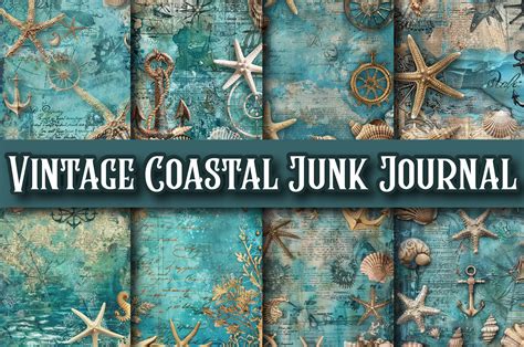 Vintage Coastal Junk Journal Graphic by Omnia Hiba DesignerCreative