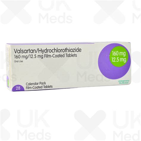 Buy Valsartan Tablets From 74p Each Valsartanhydrochlorothiazide