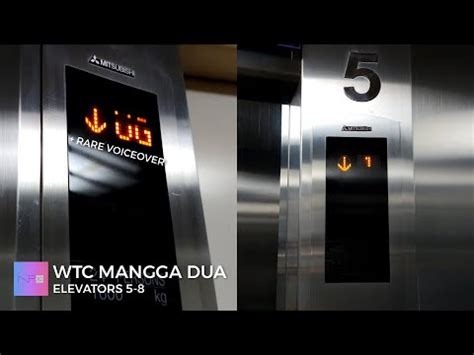 Mitsubishi Traction Passenger Service Elevators WTC Mangga Dua