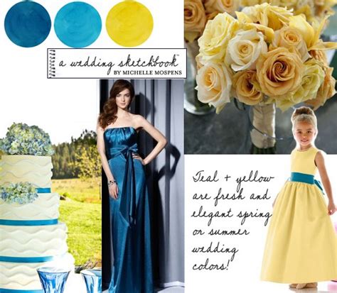 Teal + Yellow Wedding Colors | Super Unique Wedding Invitations & Creative Custom Save The Date ...