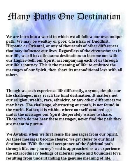 Many Paths: One Destination : r/spiritual 