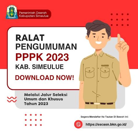 Ralat Pengumuman Seleksi Penerimaan Pppk Kabupaten Simeulue Tahun