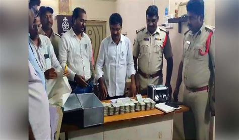 Andhra Police Seize Unaccounted Cash Worth Rs 24 87 Lakh In Prakasam