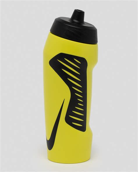 Shop Nike Oz Hyperfuel Water Bottle In Lemon Venom Black Black Black