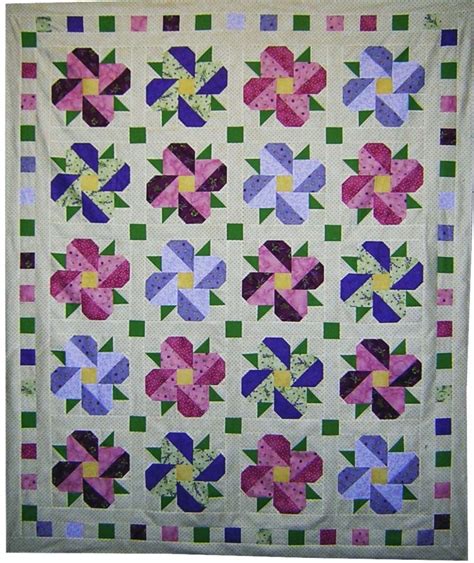 Pocket Full Of Posies Pdf Quilt Pattern Maylily Quilt