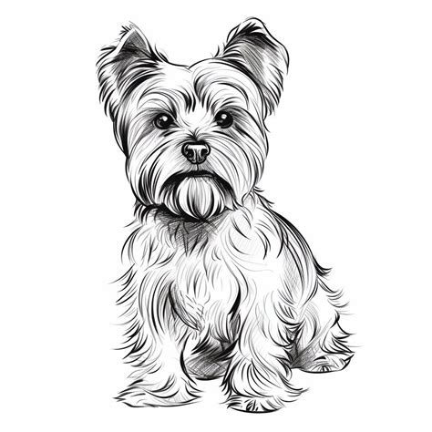 How To Draw A Realistic Yorkie