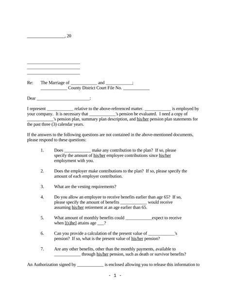 Sample Letter Of Request For Pension Activation Fill Out And Sign Online Dochub