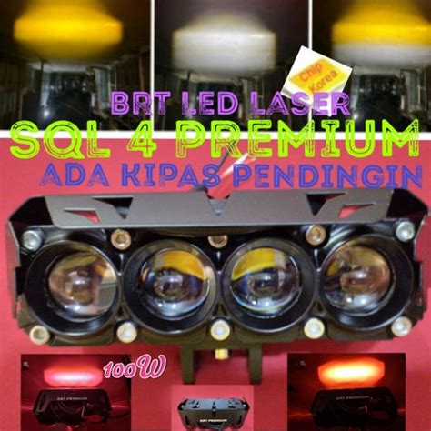 Jual Lampu Tembak Led Laser Sql Mata Brt Led Super Sorot Foglamp W