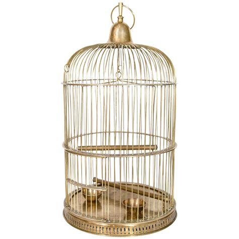 Exceptional Victorian Brass Bird Cage At Stdibs Brass Birdcage