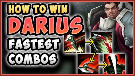 How To Win Advanced Fastest Darius Combo Darius Ranked Guide Season