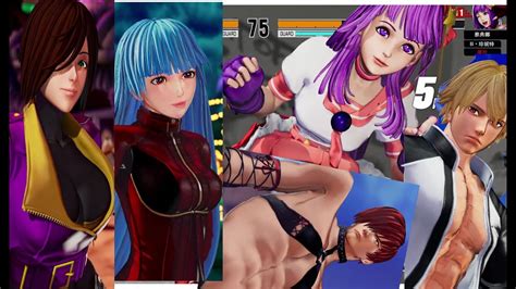 KOF Sexy Girls Ryona WarAngel Nameless Kula VS Cute Athena Rock