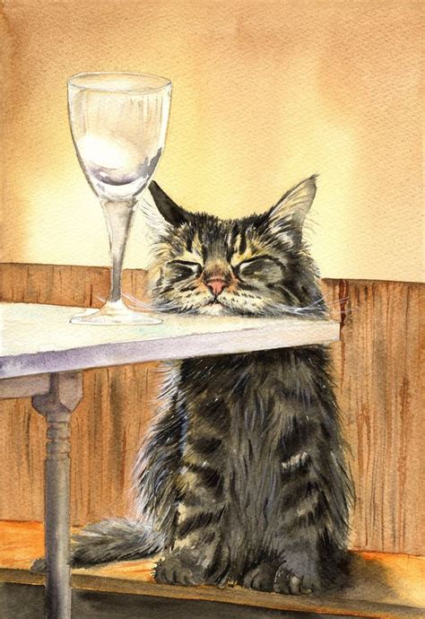 Cat Sitting Table Stock Illustrations 1899 Cat Sitting Table Stock