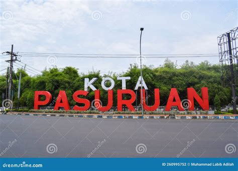 Landmark of Pasuruan city editorial photography. Image of history - 260995752