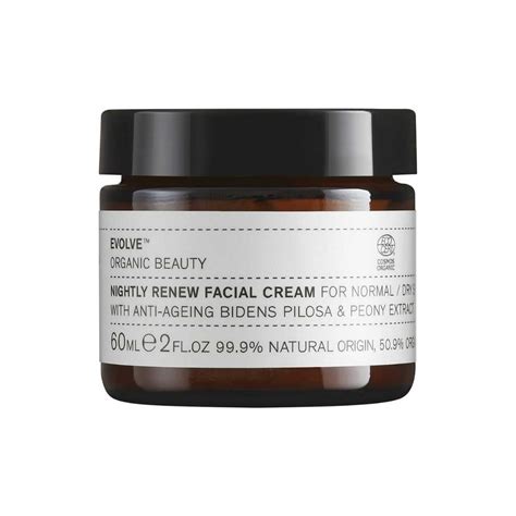 Evolve Organic Beauty Nightly Renew Facial Cream Pure Tincture