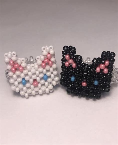 𝐁𝐞𝐚𝐝𝐬 . ᪥ ๋ 𓏲 | Perline, Anelli con perline, Anelli