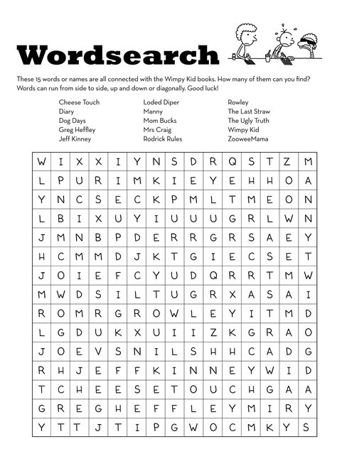 Printable Fun Word Searches