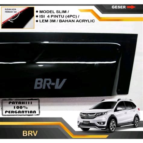 Talang Air Mobil All New Brv Model Slim Rata Flat Datar Dan Slim