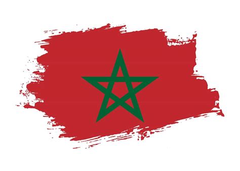 Graphic Morocco Grunge Flag Vector Art At Vecteezy