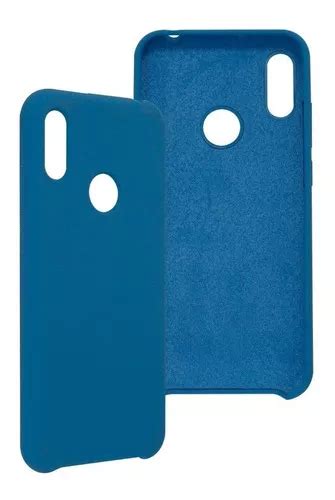 Funda Ghia De Silicon Azul Con Mica Para Huawei Y6 2019 vc Envío gratis