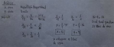 Solved En Un Tonel Hay Una Mezcla De 48 Litros De Agua Y De 36 Litros
