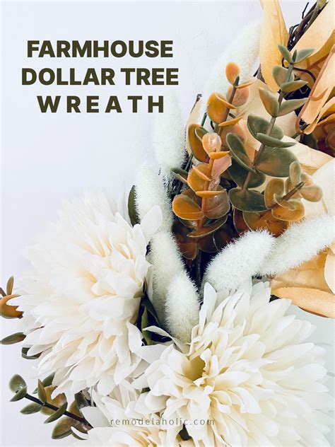 Easy Farmhouse Fall Wreath Diy From Dollar Tree Homebuyer Weekly