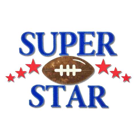 Super Star Embroidery Pattern Accuquilt