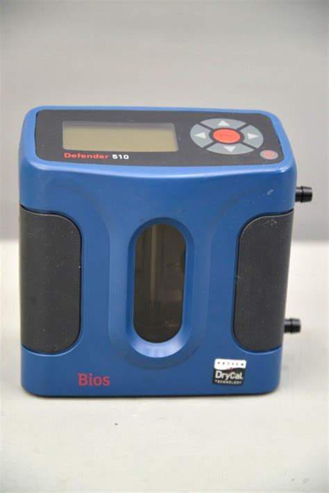 Bios Defender L Drycal Volumetric Meter Gas Flow Calibrator