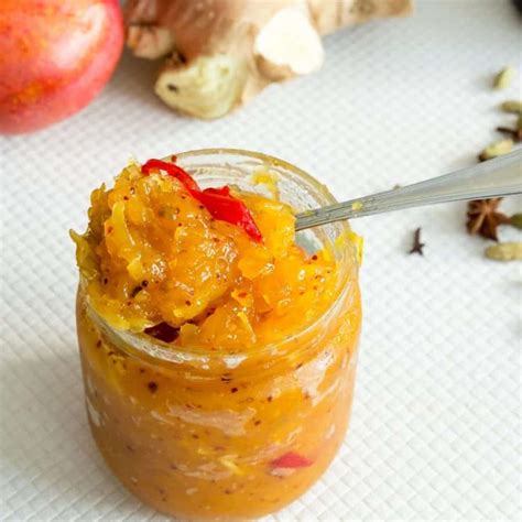 Spicy Mango Chutney Recipe Bursting With Fresh Flavor Veena Azmanov Kitchen