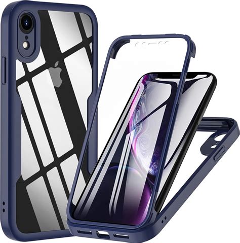 Cenhufo Coque Iphone Xr Antichoc Housse Avec Protection D Cran