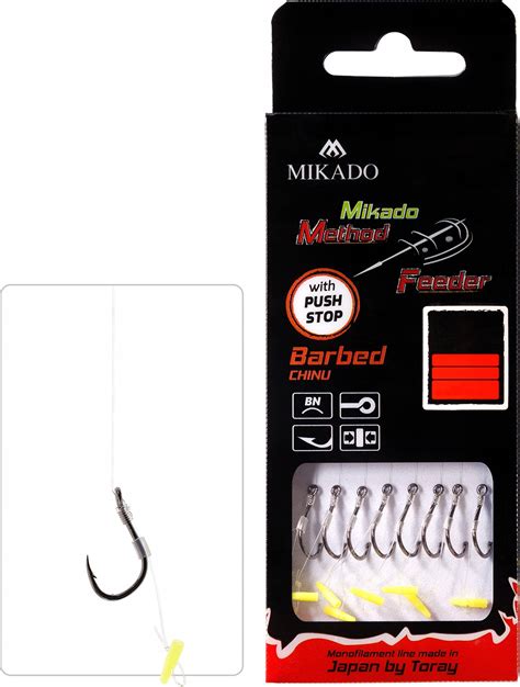 MIKADO PRZYPON METHOD FEEDER PUSH STOP HAK NR 10 HMFB12P 10