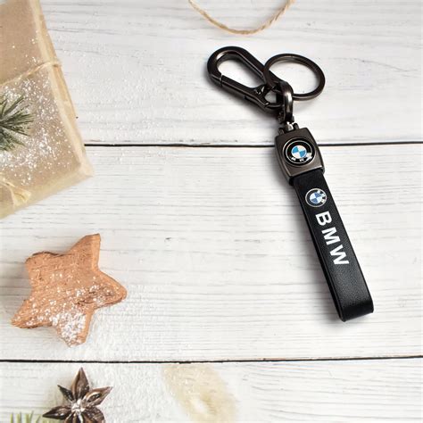 BMW Leather Keychain